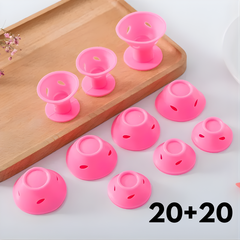 Rose® HeatlessCurl: Zachte Eenvoudig-Naar-Gebruik Comfortabel Warmteloos Krul Staven