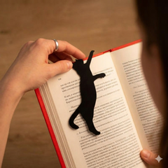 CatBookmark: Decoratieve Pagina Markeerder En Kat Boekenlegger Clip Set