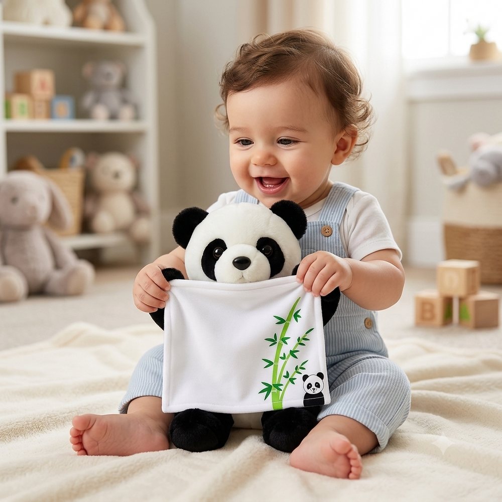 Kletshuts™ PandaToy - Interactief Panda Verstoppertje Knuffel