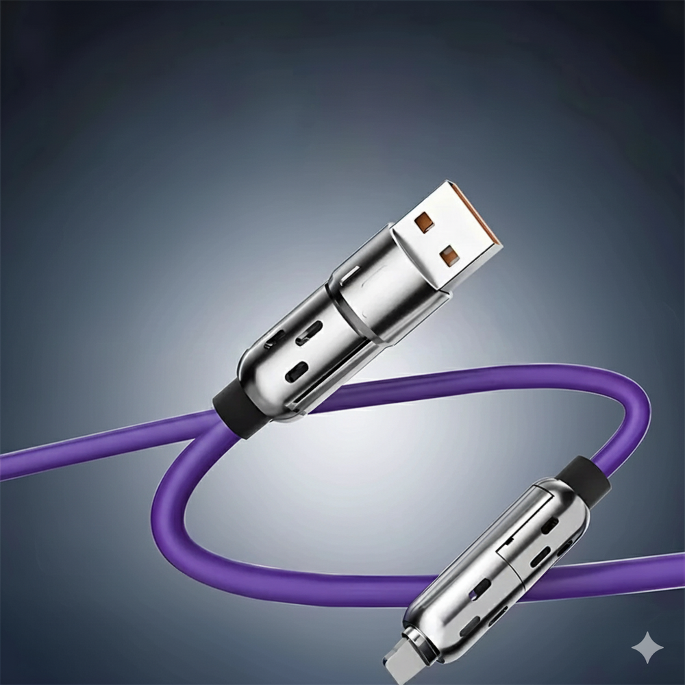 Globetrek° UniversalCable 1+1 GRATIS: Universeel Smart Meerdere Oplaadkabel