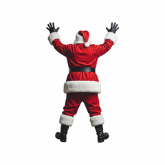 Icone™ HangingSanta: Kerstmis Rugdruppel Hangend Kerstman Deur Versiering