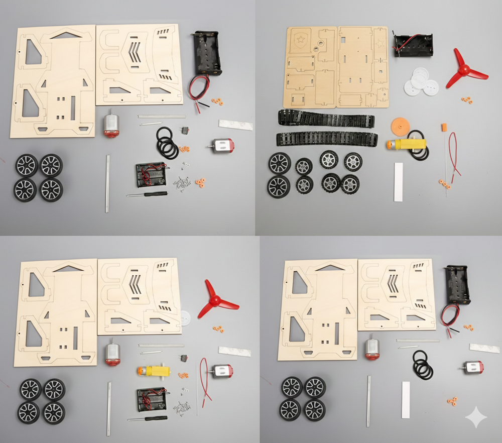 Kletshuts™ CreativeBuilder: DIY Creatieve Bouwer Engineering En Mechanisch Leer Pakket