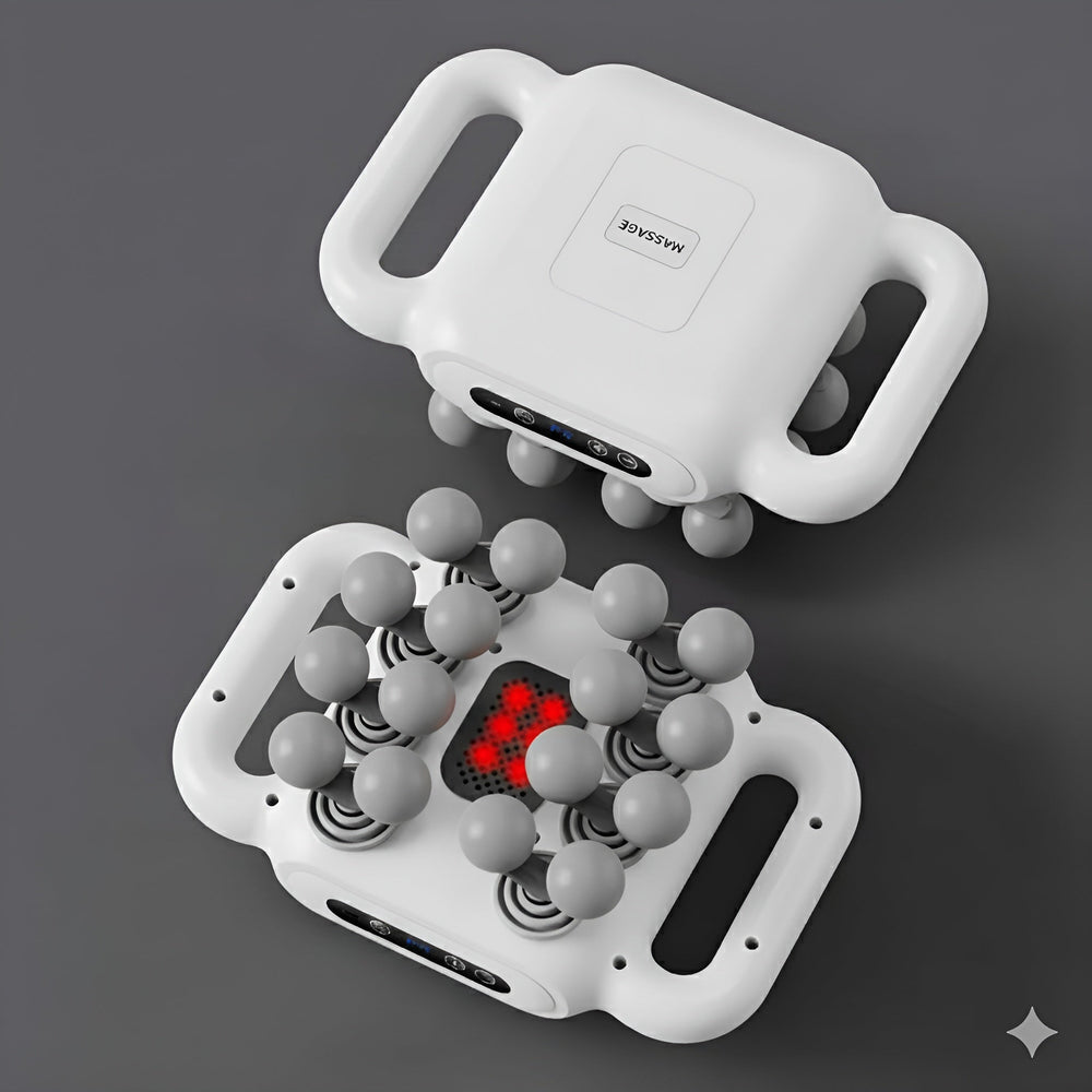 MuscleMassager: Multi Hoofd Percussie Diepe Weefsel Spier Massageapparaat