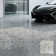 FloorCoating: Elegante Glanzende Afwerking Vloer Marmerlook Epoxy Coating