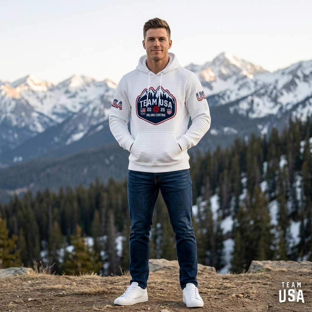 Icone™ CasualHoodie: Trekkoord Toevallig Patriottische Capuchon Met Voorzak