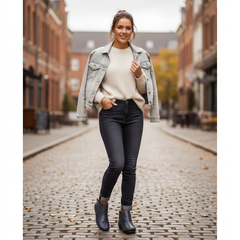 Icone™ ElegantBoots: Stijlvol Zacht En Flexibel Enkel Elegante Laarzen