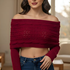 Icone™ ScarfSweater: Stijlvolle 2-In-1 Omvormbare Warme Sjaal Trui
