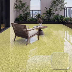 FloorCoating: Elegante Glanzende Afwerking Vloer Marmerlook Epoxy Coating