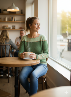 Icone™ CozyStripe - Stijlvol Tijdloos Patroon Ontspannen Pasvorm Gezellige Gestreepte Trui