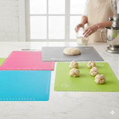 Globetrek° DoughMat: Herbruikbare Keuken Deegmat Niet-Uitglijden Kneed En Rolpad
