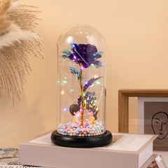 Ledsen™ GlassDome: Stijlvolle LED Eeuwige Bloem Glazen Koepel Decor