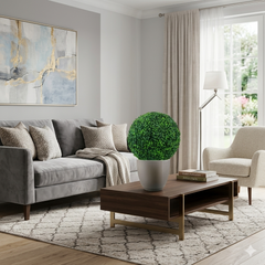 BallPlant 1+1 GRATIS: Kunstmatige Topiary Onderhoudsvrije Bol Plant Tuin Decoratie