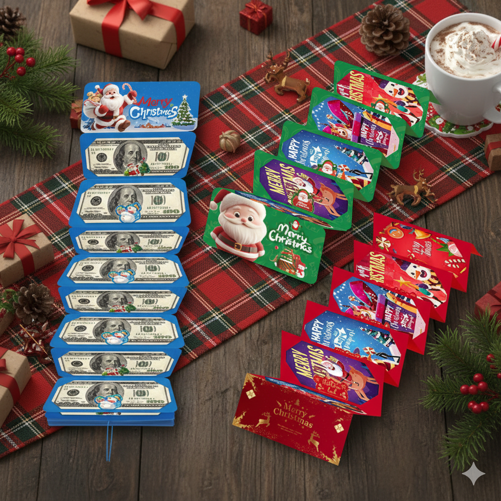 FestiveEnvelope 1+2 GRATIS: Creatief Duurzaam Feestelijk Envelop