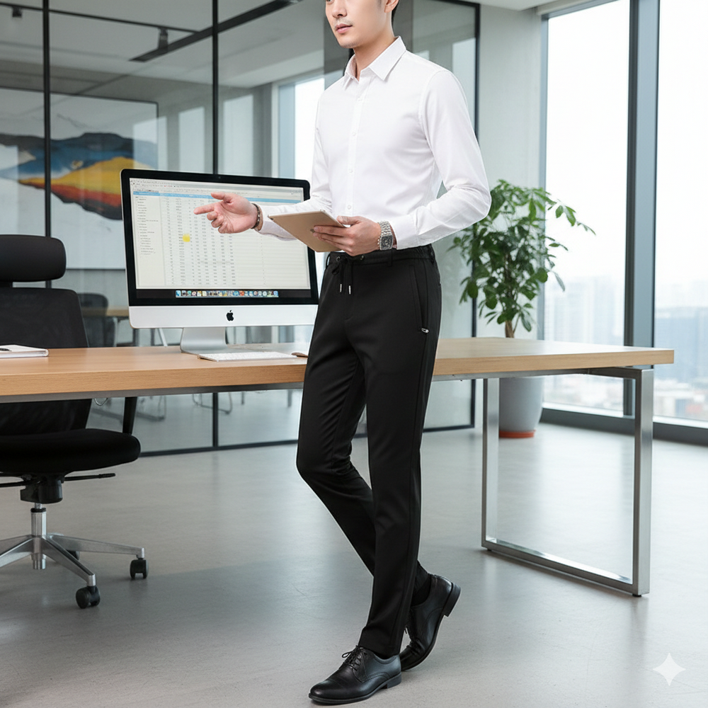 Icone™ CasualPants: De Hele Dag Comfort Ademende Vrijetijdsbroek