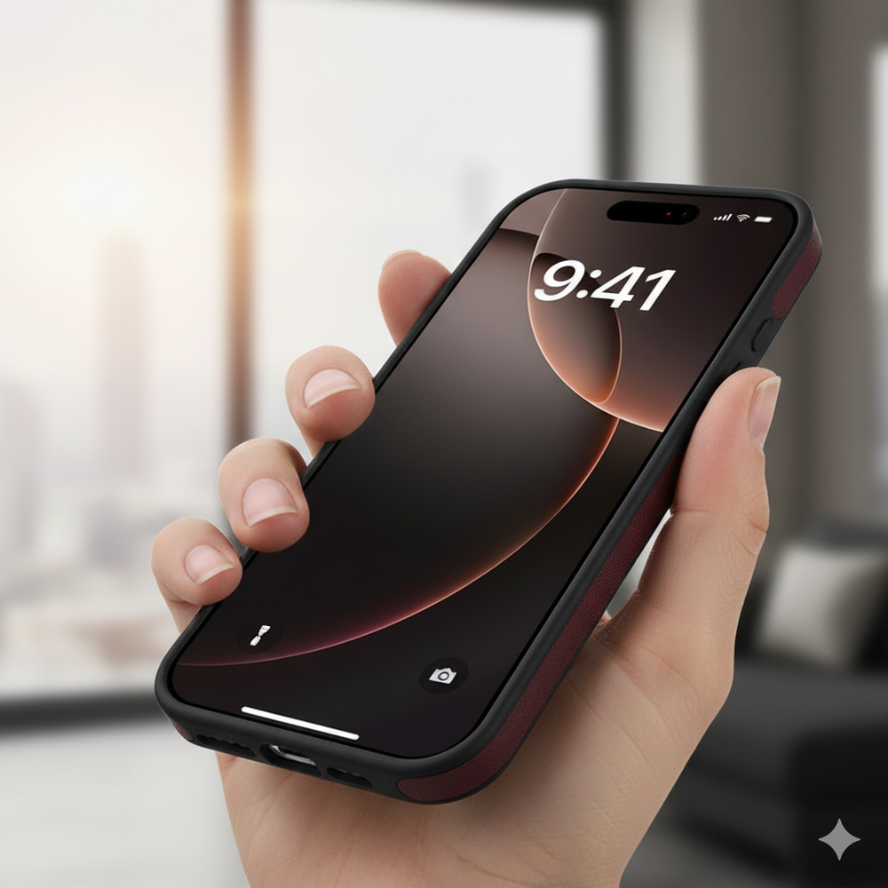 PremiumCase: Elegant Hoogwaardig Leder iPhone Premie Zaak