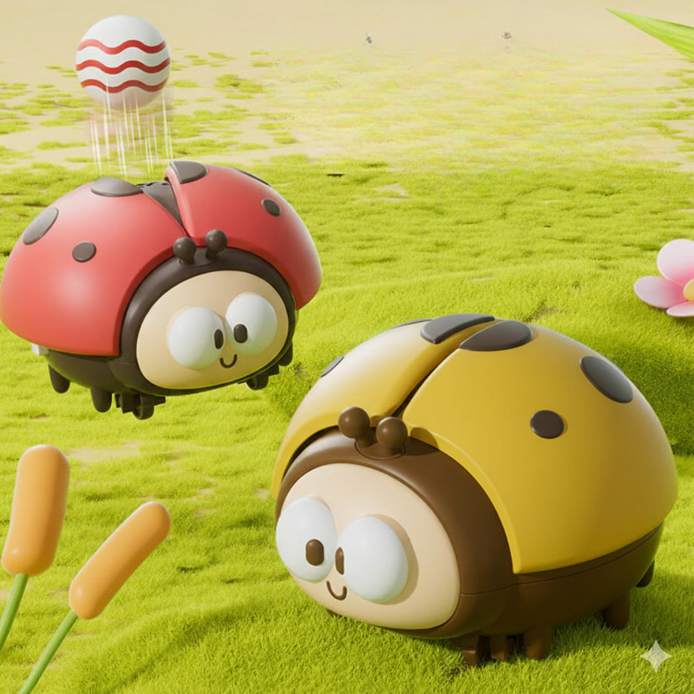 Kletshuts™ LadybugToy: Schattig Kleurrijk Lieveheersbeestje Bal Blazer Kinder Speelgoed