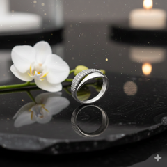 Jewelance™ AdjustableRing 1+1 GRATIS – Elegant Dames Mode Sprankelend Strass Verstelbaar Ring