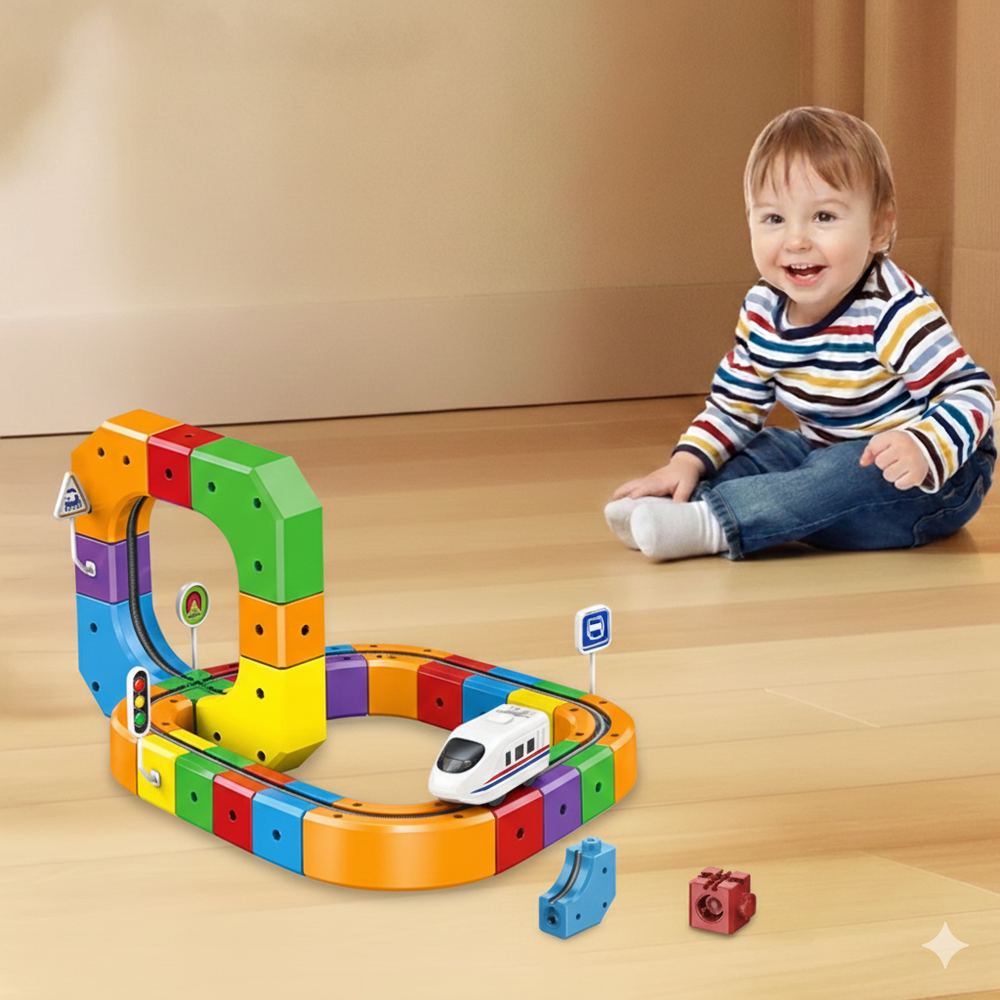 Kletshuts™ TrackBuilder: Bouw Je Eigen Racebaan Bouwer Voor Kinderen