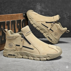 Happy™ OutdoorShoes: Zijkant Rits Wandel Openlucht Schoenen Voor Mannen