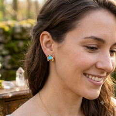 Jewelance™ FrogGem 1+1 GRATIS: Minimalistische Mode Kikker Gem Oorbellen
