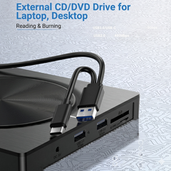 QuickDisc – Draagbare Plug And Play DVD Snelle Schijf Lezer Schrijver