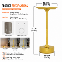 Ledsen™ LuxeLamp: Moderne Elegante Nachtlamp Tafel Touch Lamp