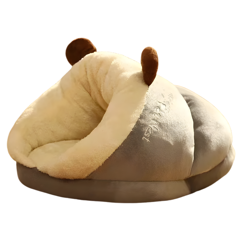 DogCatFri™ ComfyCave: Premium Zachte Ondersteuning Warme Comfortabele Hol Bed Voor Huisdieren