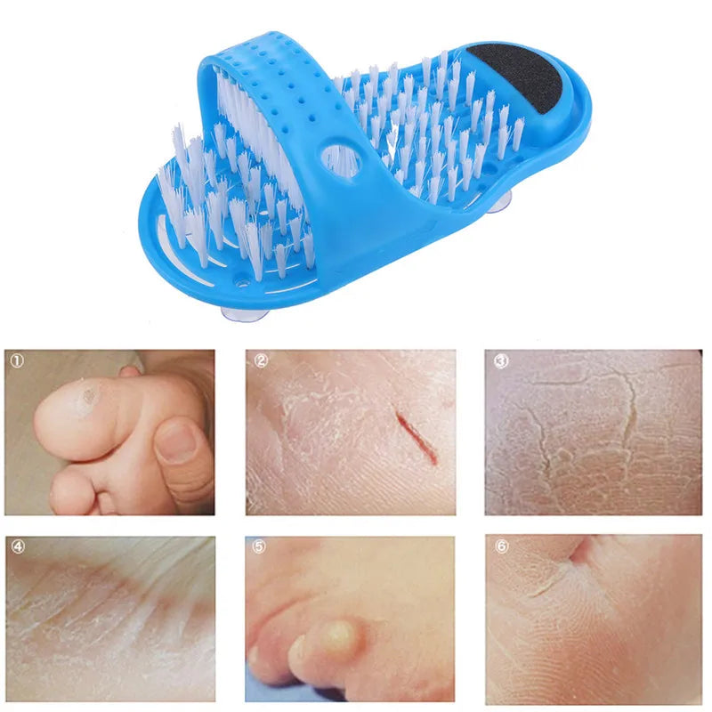 FootBrush™ 1+1 GRATIS: Exfoliërende Badslippers Voetzuigborstel