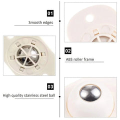 FurnitureWheels - Zelfklevend 360° Roterende Meubilair Wielen