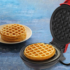 Globetrek° WaffleMaker: Snelle En Gemakkelijke Ontbijt Mini Wafel Maker Machine