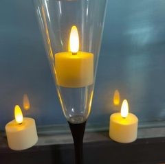 Ledsen™ CozyCandles: Oplaadbare 3D Draagbare LED Thee Gezellige Kaars Lichten