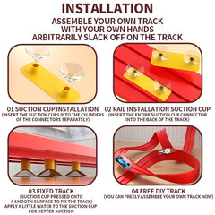 Kletshuts™ FlexibleRacer: Creatieve Bouwbare DIY Flexibele Racebaan Set