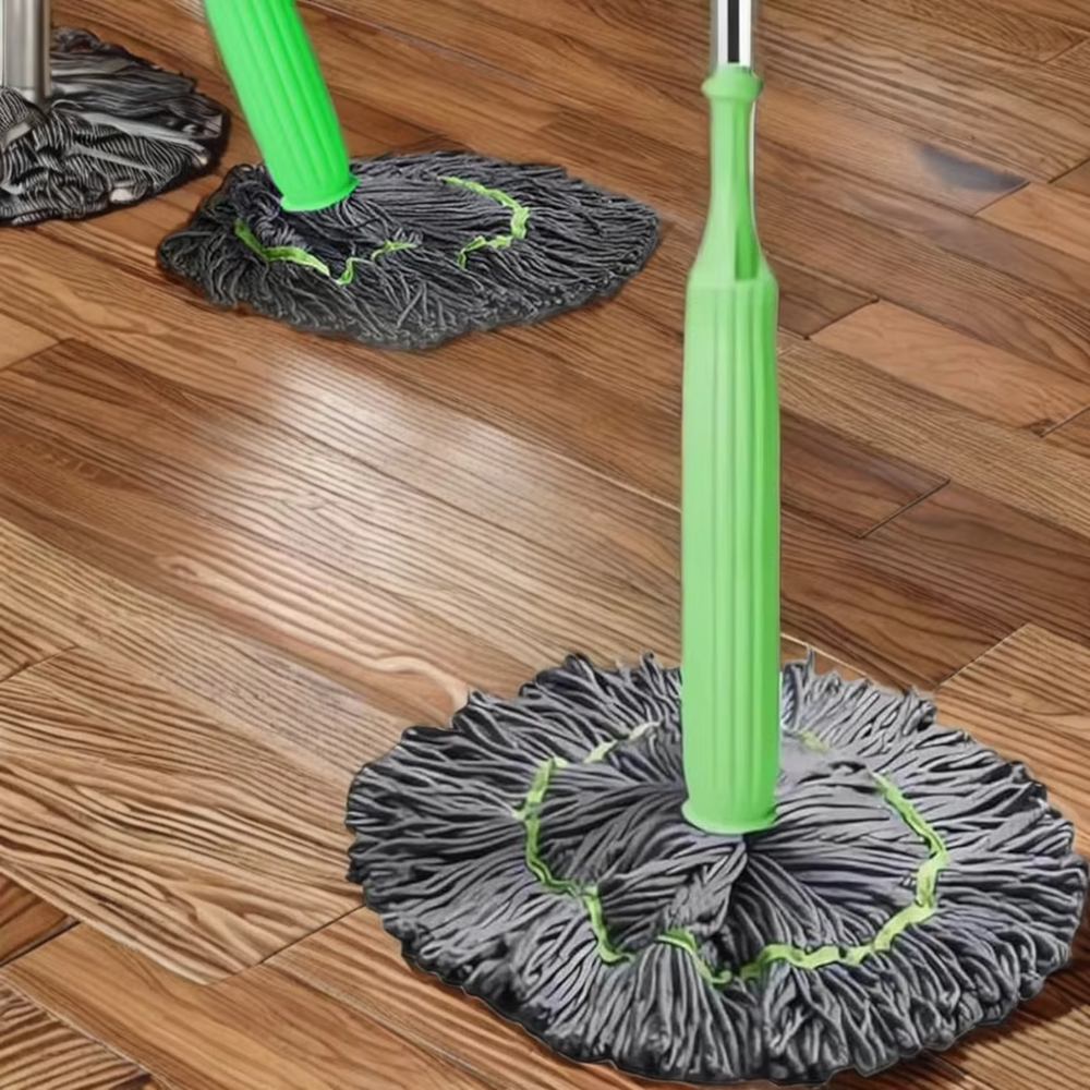 Cleaner Pro° SmartSqueeze 1+1 GRATIS: Handenvrije Zelf-Wringende Slimme Knijp Draai Dweil