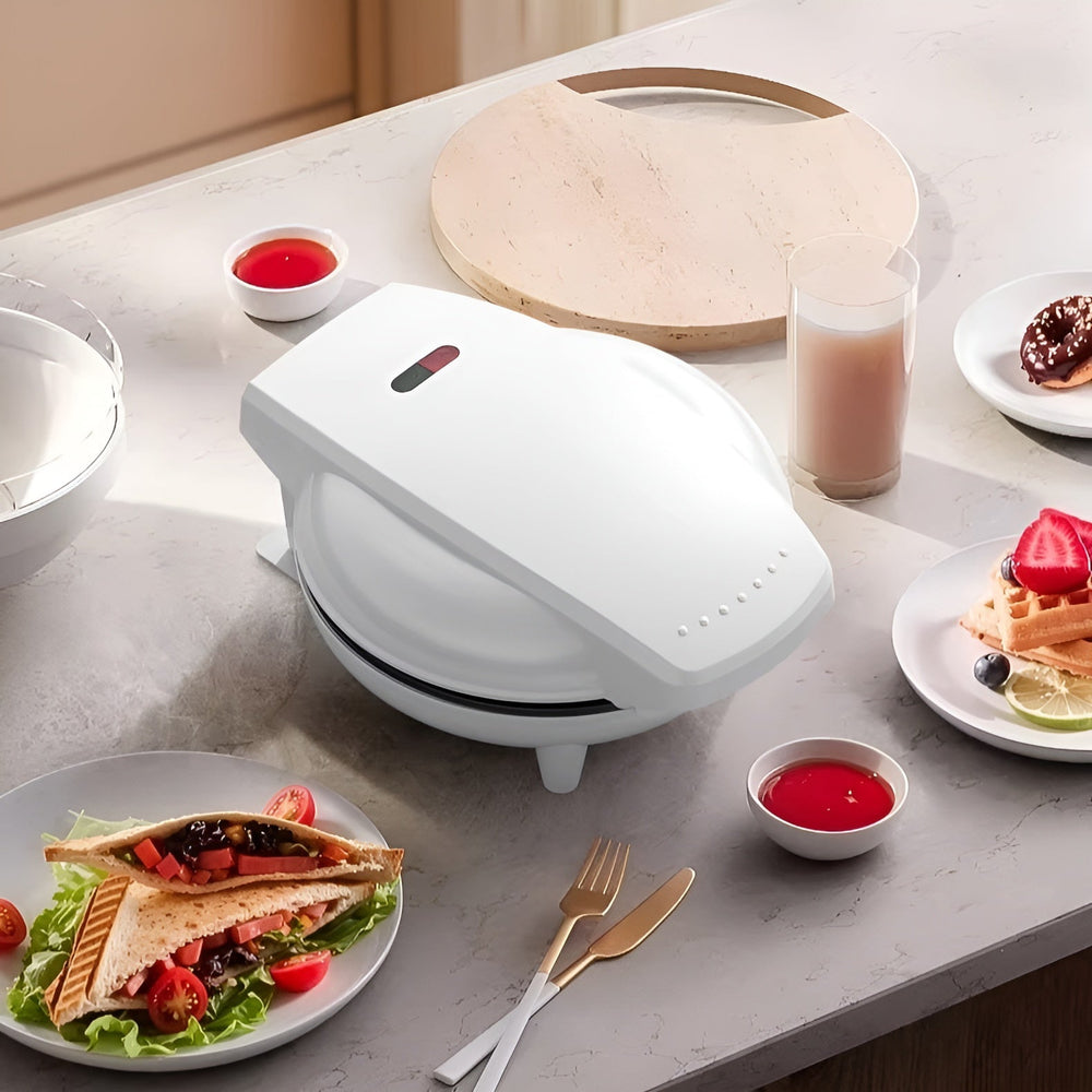 Globetrek° DonutMaker: Professionele Anti-Aanbak Dubbelzijdige Verwarming Donut Maker