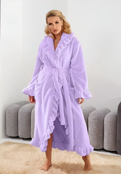Icone™ ComfyRobe: Ultieme Luxe Huidvriendelijke Pluizige Comfortabele Kamerjas