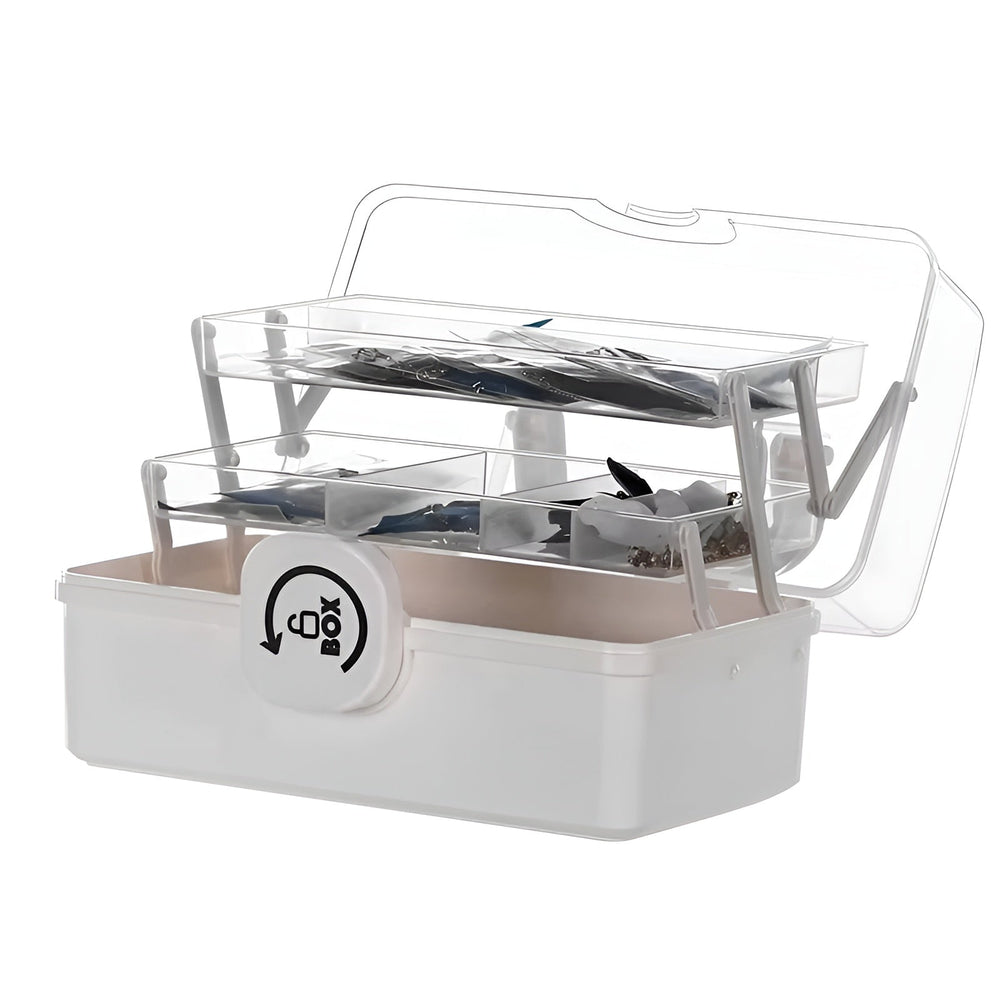Globetrek° SmartStorage - Multifunctionele Drie-Laags Transparante Slimme Opberg Organizer