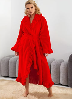 Icone™ ComfyRobe: Ultieme Luxe Huidvriendelijke Pluizige Comfortabele Kamerjas