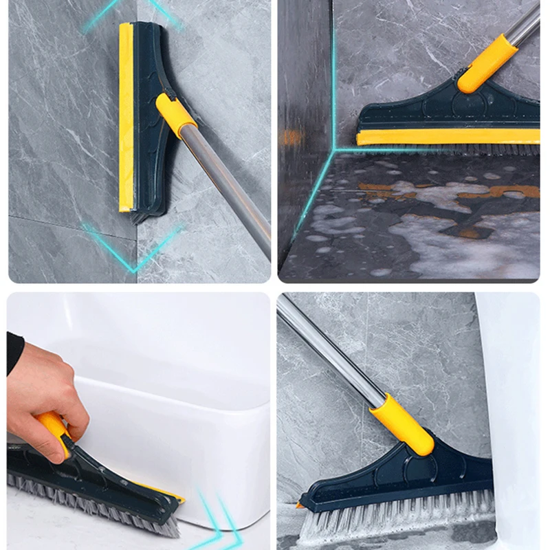 Cleaner Pro° MultiBroom 1+1 GRATIS: Roterende Lange Handgreep Multifunctionele Borstelbezem