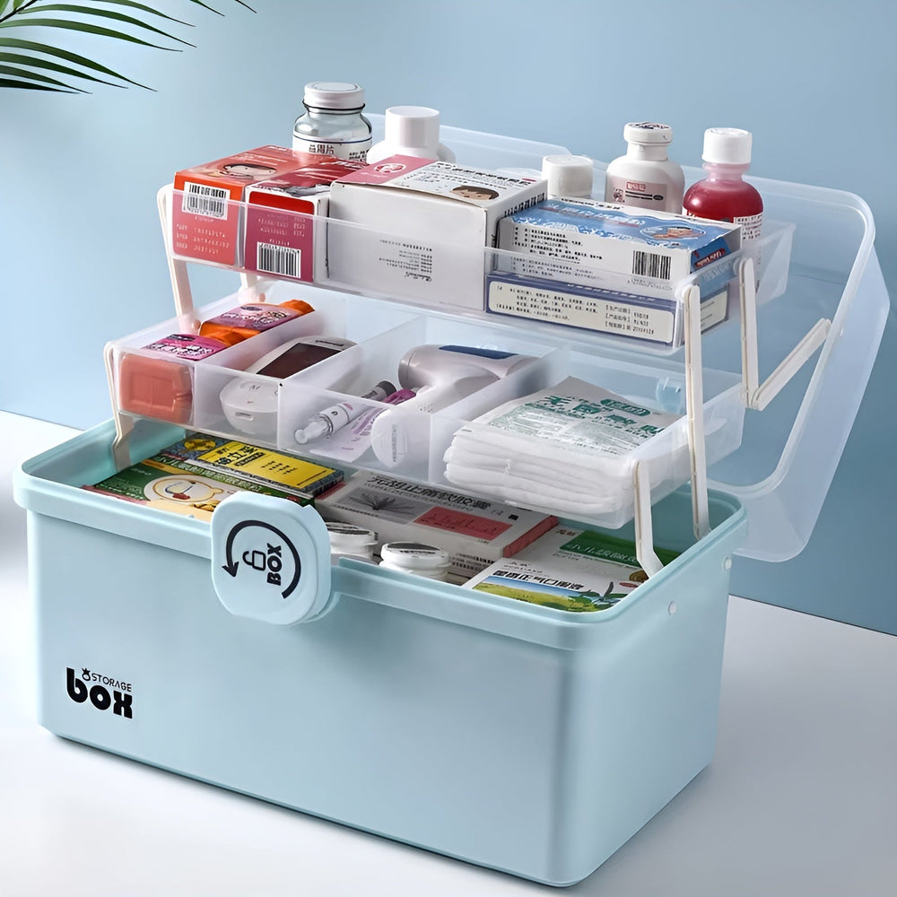 Globetrek° SmartStorage - Multifunctionele Drie-Laags Transparante Slimme Opberg Organizer