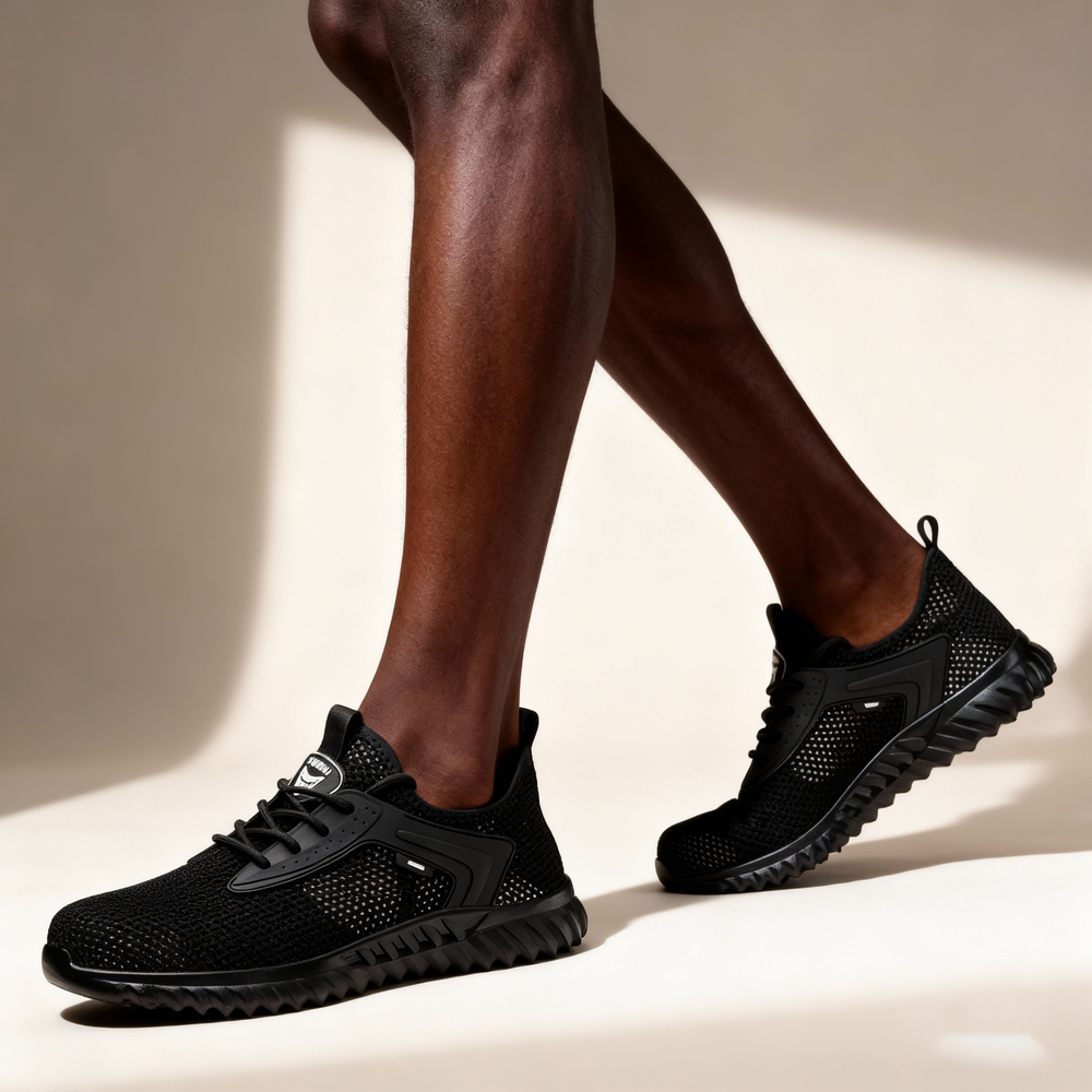 Happy™ BreathableShoes: Ademend Comfortabele Klassieke Stijl Werkbeschermingschoenen