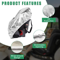SeatSunshade - Warmtebeschermende Zonnebescherming voor Kinderautostoelen