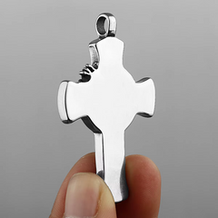 Jewelance™ CrossNecklace: INRI Christelijk Kruis Ketting