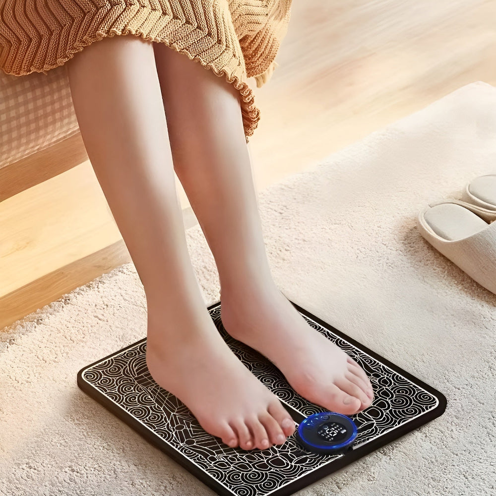 FeetRelief 1+1 GRATIS: Smart EMS Puls Voet Verlichting Circulatie Massage Pad