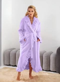 Icone™ ComfyRobe: Ultieme Luxe Huidvriendelijke Pluizige Comfortabele Kamerjas