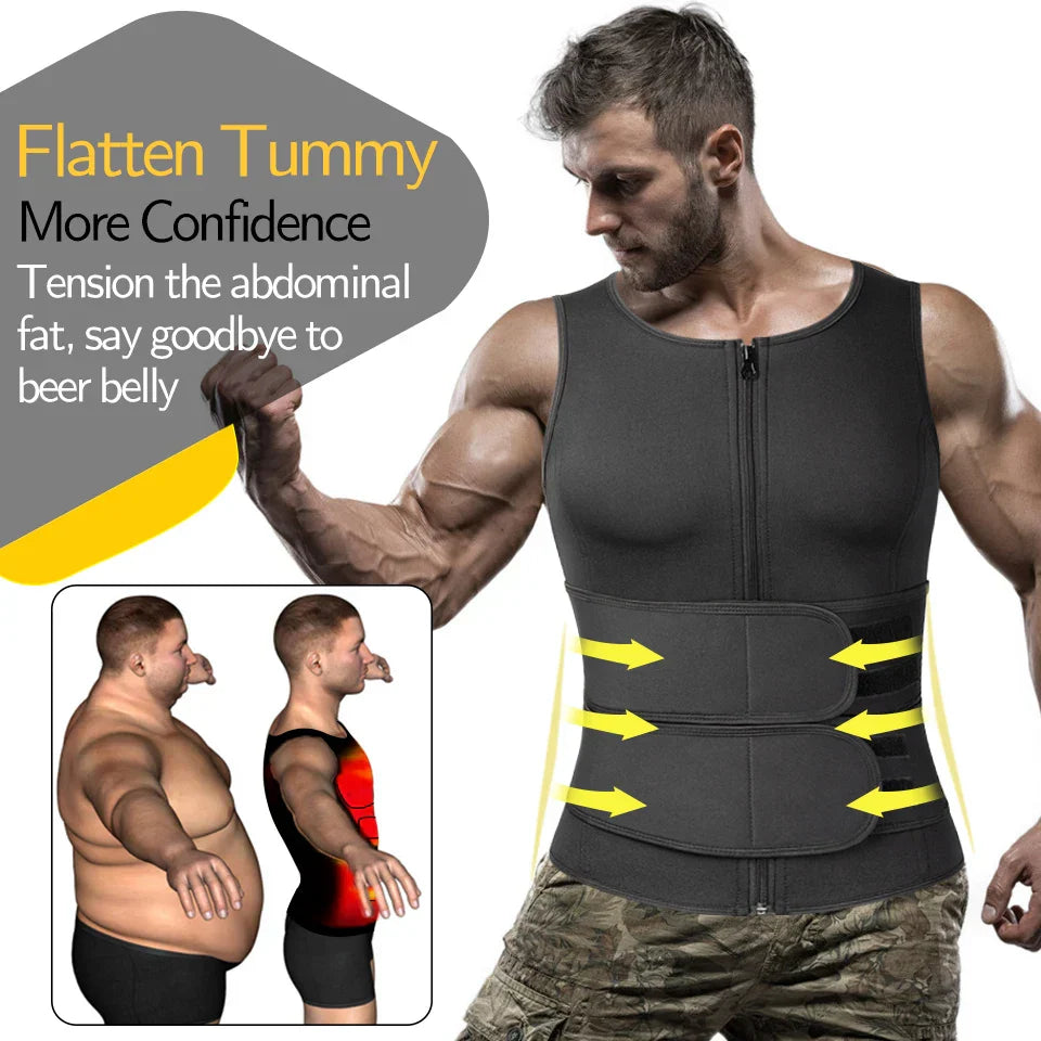 Icone™ VestShaper - Mannen Lichaamscontouren Comfortabele Steun Vest Vormer