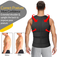 Icone™ VestShaper - Mannen Lichaamscontouren Comfortabele Steun Vest Vormer