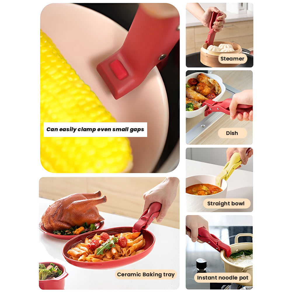 Globetrek° GripClip 1+1 GRATIS: Multifunctioneel Warmte Hittebestendig Keuken Clip Houder
