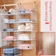 GlideHold® HangingOrganizer: Ruimtebesparende Multi Laags Verticale Hangopslag Organizer
