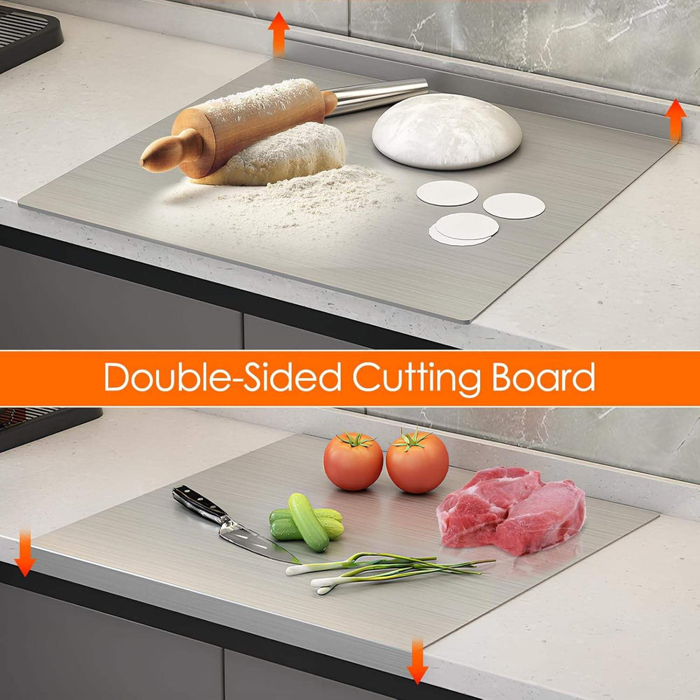 Globetrek° KitchenBoard: Voedselbereiding Keuken RVS Bord
