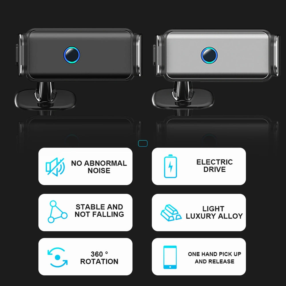 Holder360° PhoneClamp: Automatische Klem Dashboard En Ventilatierooster Telefoonhouder